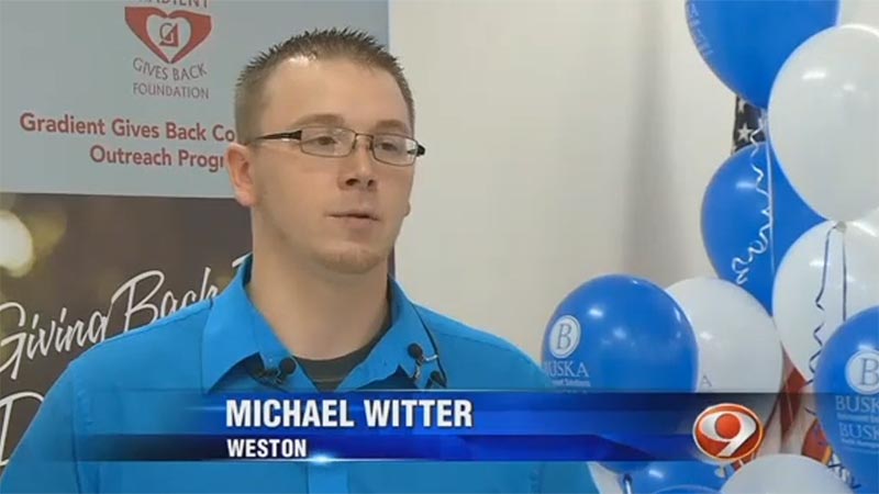 Wausau WI Buska Gives Back Mike Witter Family