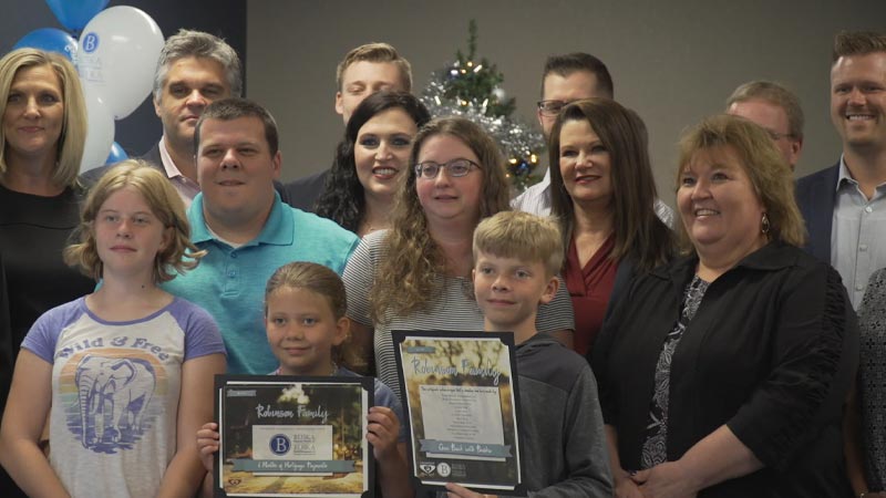 Wausau WI Buska Gives Back Robinson Family