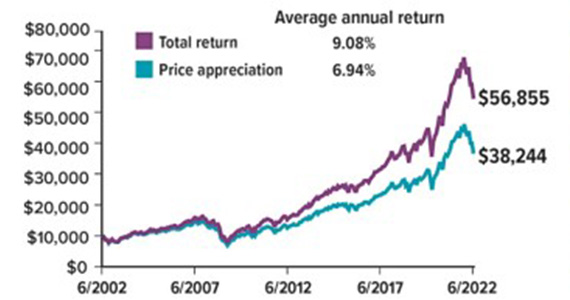 Retirement Eau Claire WI Dividends Chart