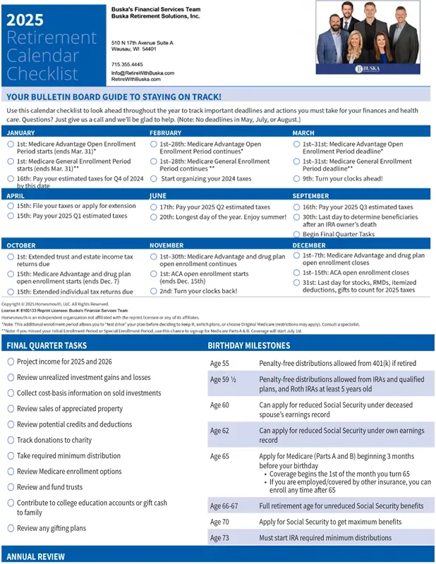Retirement Wausau WI Retirement Calendar 2025 Retirement Wausau WI Retirement Calendar 2025